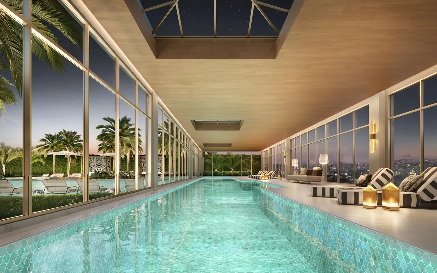 Heaven Residences — piscina coberta